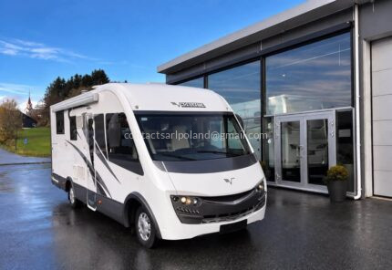 CENA: 17 500 €! MOBILVETTA K-YACHT 89 – 2014 – 67 000 KM – 131 KM – ŁÓŻKO CENTRALNE QUEEN – ŁÓŻKO OPUSZCZANE – OGRZEWANIE TRUMA