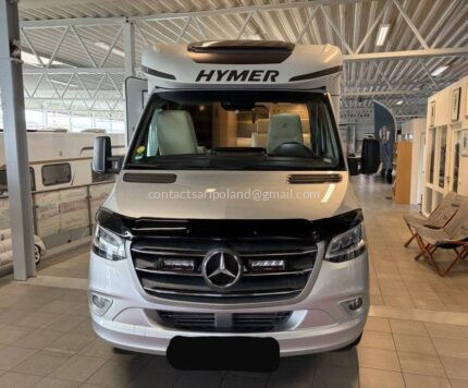 CENA: 38 500 €  HYMER B-MC T 690 – MERCEDES – 177 KM – AUTOMATYCZNA SKRZYNIA – 2019 – 49 800 KM – ALDE – LIT 400 Ah – PRZETWORNICA 2 000 W