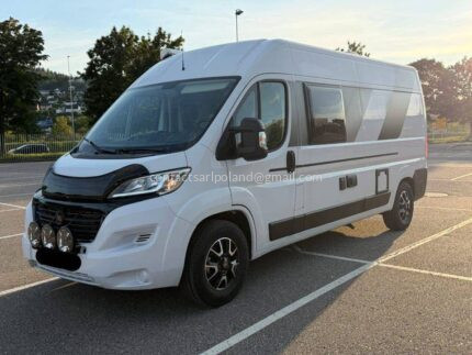 CENA: 22 000 €! ADRIA SUN LIVING V60 SP FAMILY – 160 KM – AUTOMATYCZNA SKRZYNIA 9-BIEGOWA – 2021 – 30 500 KM – 2 ŁÓŻKA PODWÓJNE
