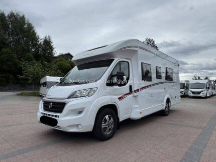 CENA: 19.000 € – DETHLEFFS TREND T 7017 – 150 KM – AUTOMAT – 2018 – 26.000 KM – ŁÓŻKA POJEDYNCZE – ŁÓŻKO OPUSZCZANE