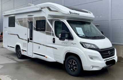 CENA: 19 000 €!! BENIMAR MILEO 294 – FIAT 2.3 150 KM – AUTOMATYCZNA SKRZYNIA BIEGÓW – 2018 – 46 666 KM – ŁÓŻKO QUEEN – ŁÓŻKO OPUSZCZANE – PANEL SOLARNY – PRAWO JAZDY KAT. B